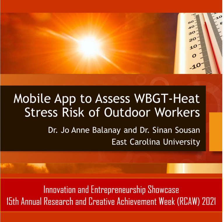 Read more about the article ECU RCAW 2021 Presentation on Mobile App to Assess WBGT-Heat Stress Risk of Outdoor Workers